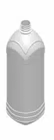 PET - 1 Liter Bottle - Clear - Top