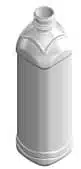 PET - 500 mL Arch Bottle - Clear - Top