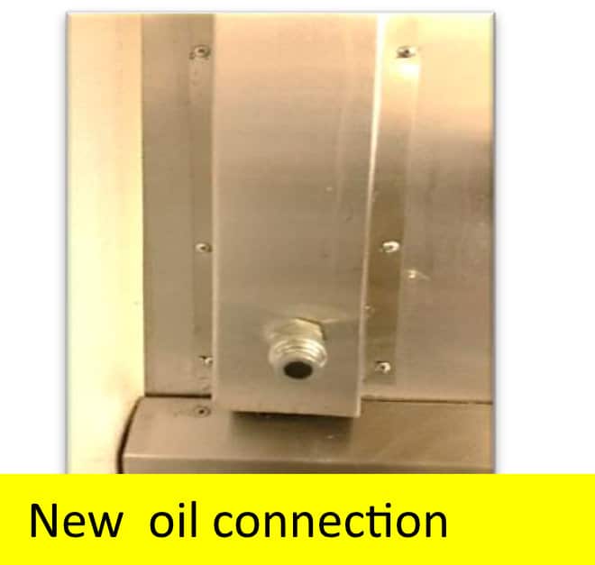 Bulk Oil Systems Drain and Fill Connections New Oil Connection