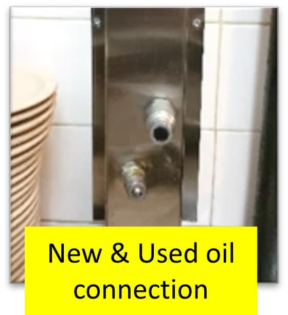 Bulk Oil Systems Drain and Fill Connections New and Used Oil Connection