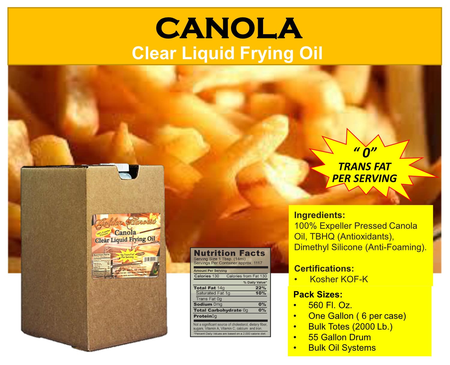 Canola Oil SK Oil Sales