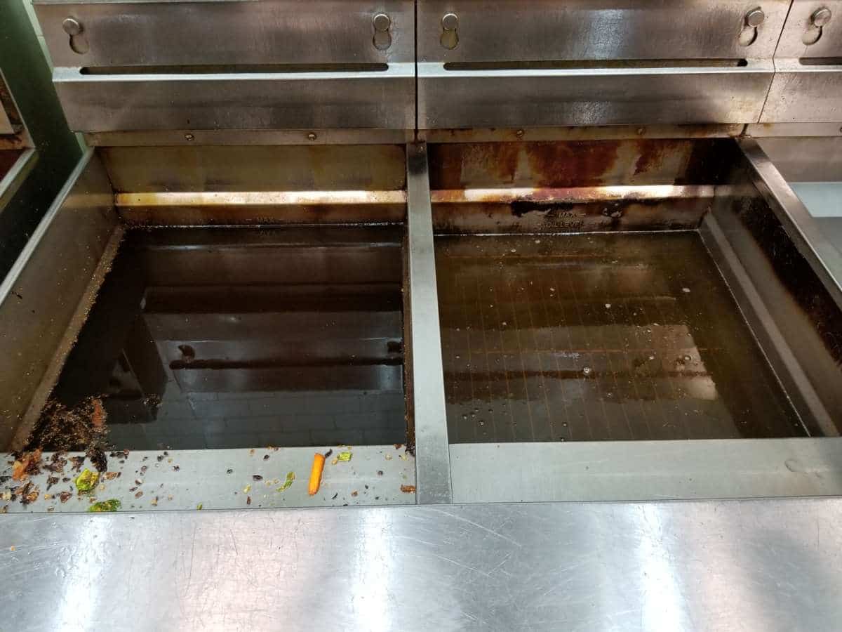 Dirty Fryer Vat