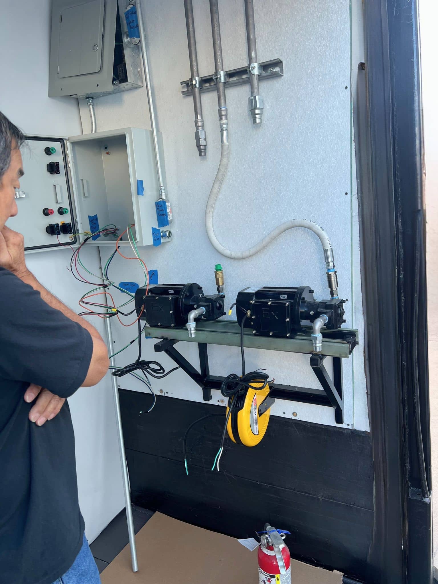 Bulk Systems for Large Format Facilities Control Panel Open